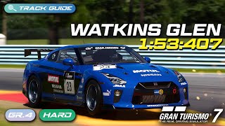 Gran Turismo 7 Watkins Glen Long Course Track Guide Gt-R Gr.4
