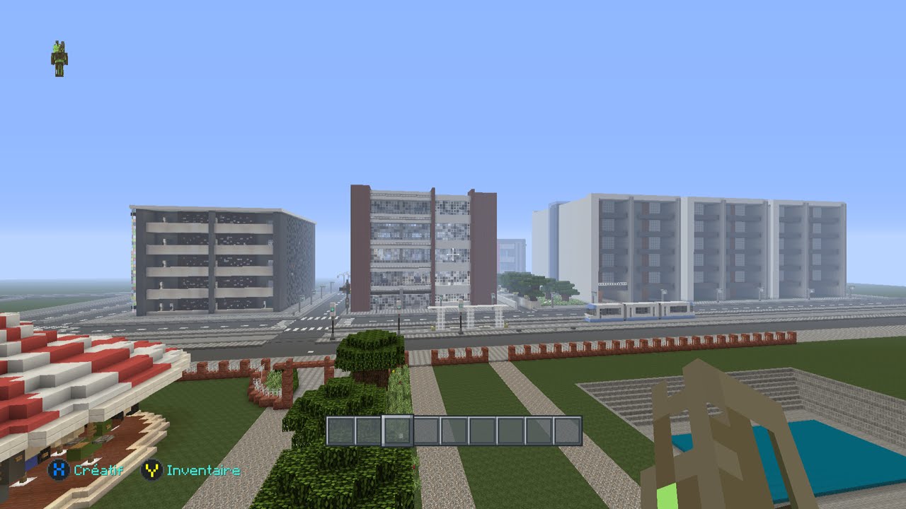 Minecraft xbox one suite de ma ville moderne #1 youtube Ville moderne