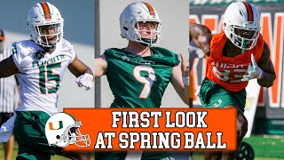 Clips From 1ST Spring Practice!!! 🎥 Tyler Van Dyke, Jake Garcia, Avantae Williams & more!