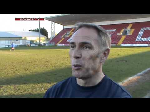 bromley south Steve Thompson Interview after Woking 1-0 Bromley