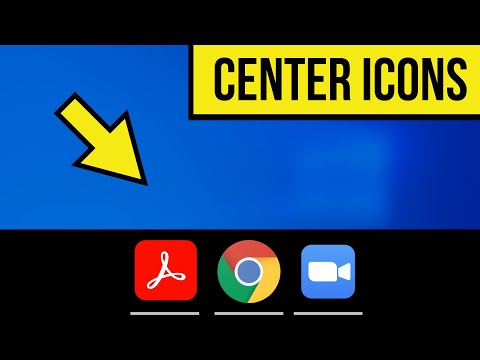 How to Center Taskbar Icons on Windows 10 (Looks Like Windows 11) hqdefault
