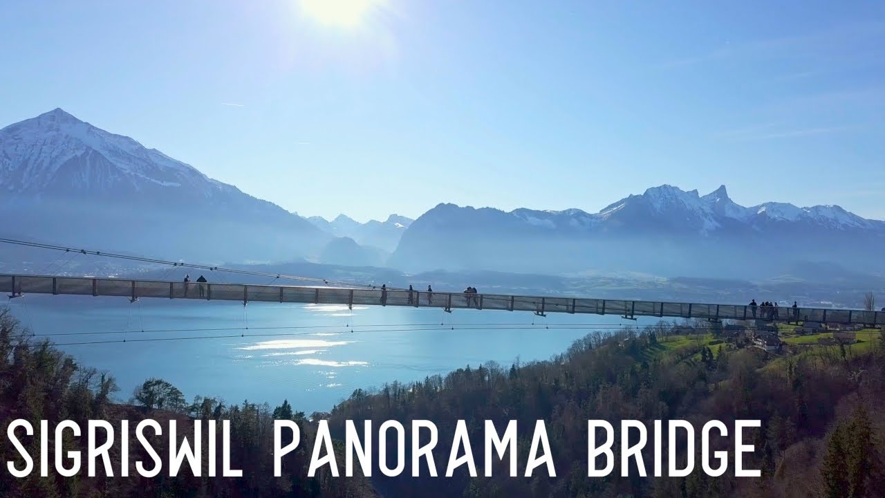 Sigriswil Panorama Bridge near Thun, Switzerland YouTube