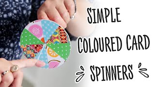 Simple Card Spinners for Children
