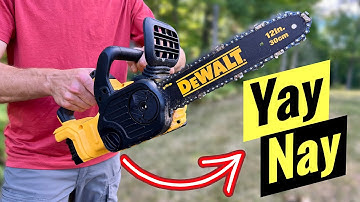 Zijn elektrische kettingzagen goed? Review van de DeWalt 20V kettingzaag