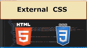 HTML5 and CSS3: 13 - External CSS