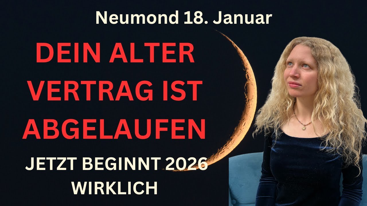 Das Alte endet nun endgültig! JETZT beginnt eine UNVORHERSEHBARE Frequenz zu wirken: Neumond 18.01