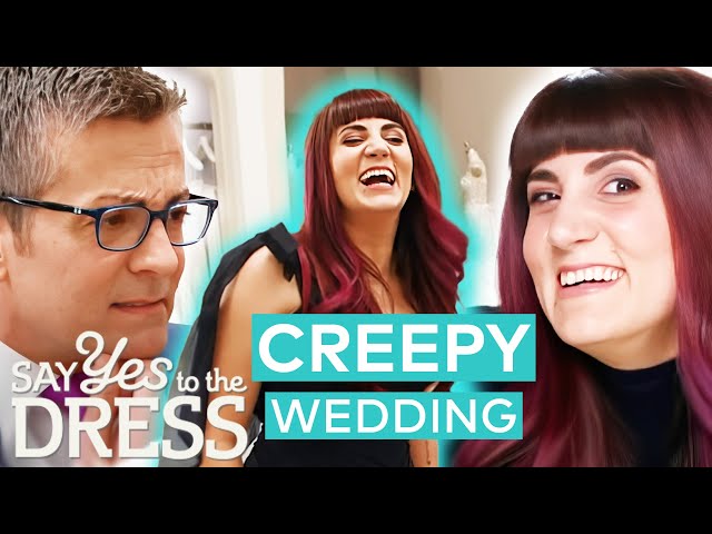 Halloween Obsessed Bride Wants A Creepy Wedding With A BLACK Dress! | Say  Yes To The Dress - YouTube