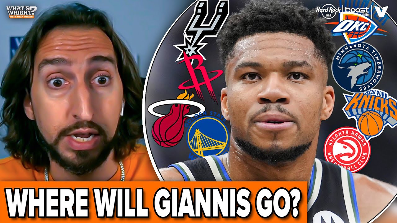 GIANNIS TRADE DESTINATIONS: Warriors, Spurs & Knicks ALL-IN on Bucks star? | Nick Wright NBA