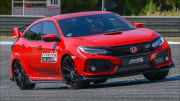 2018 Honda Civic Type R lap record at Estoril, driven by Tiago Monteiro