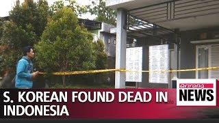Seorang pria Korea Selatan ditemukan tewas di Indonesia, kemungkinan pembunuhan.