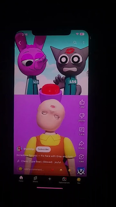 Incredibox Sprunki _ Fux Face with Gray and Pinki #cartoon #animation #rainbowfriends #cocomelon