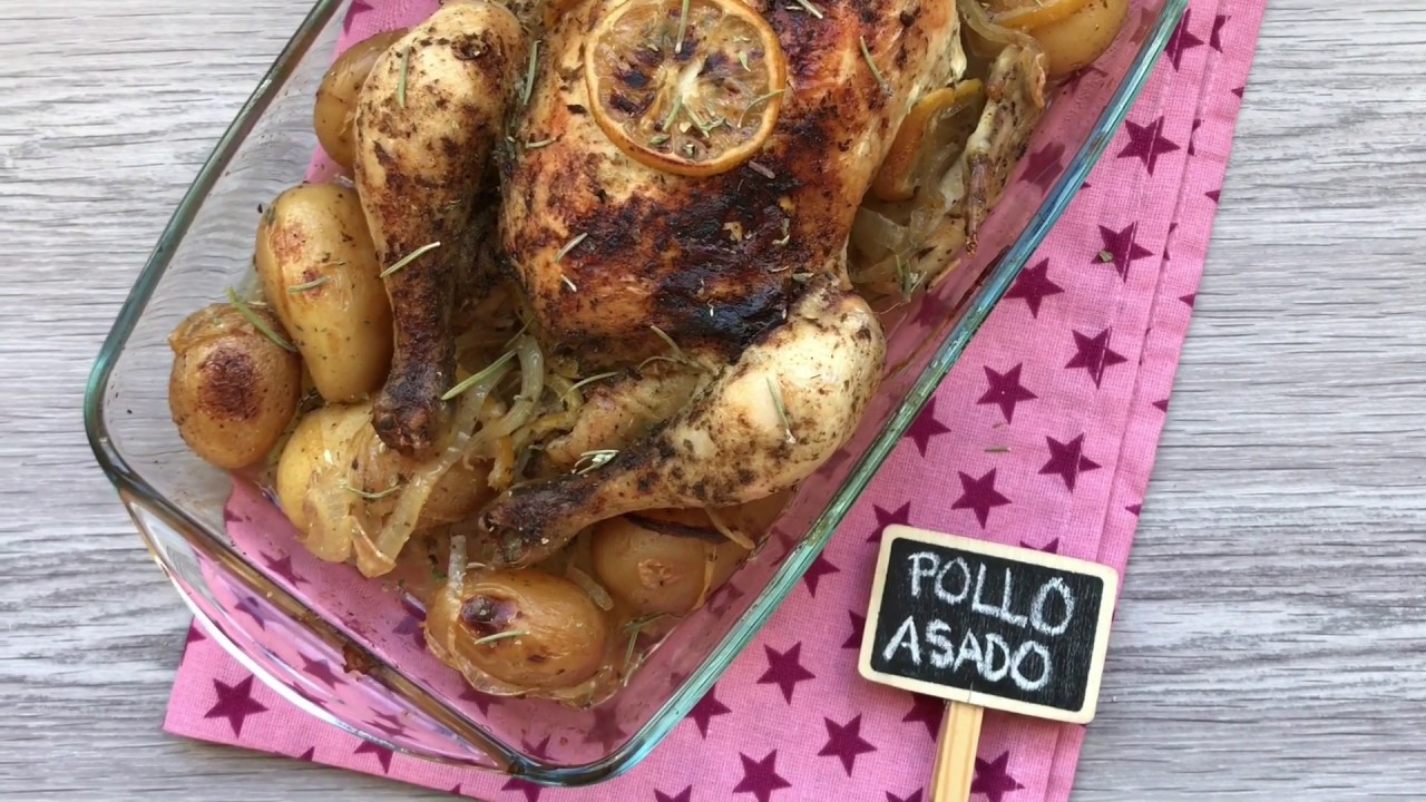POLLO ASADO en OLLA DE COCCIÓN LENTA o CROCKPOT. ¡Súper sabroso!
