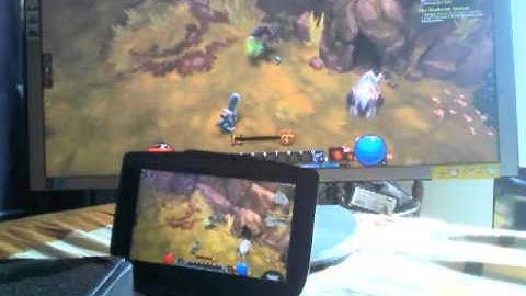 Splashtop THD+ shield controls fullspeed Torchlight 2 (xinput mapper and droidmote)