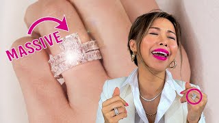 Recreating My VIRAL 5.50ct Radiant Cut Diamond Engagement Ring + Wedding Band Matching Tips