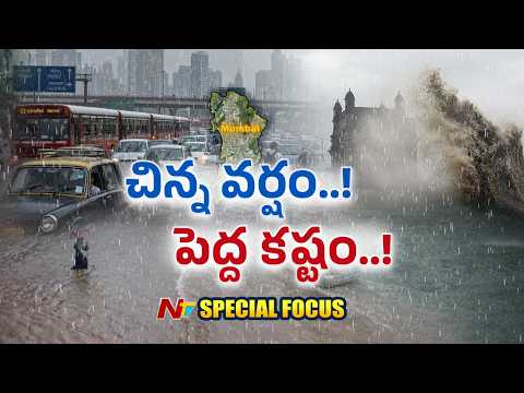 చిన్న వరదలకే మహానగరాలు వణుకుతున్నాయా? ఎందుకీ విపత్తులు..? | Mumbai | Special Focus | NTV Telugu - NTVTELUGU