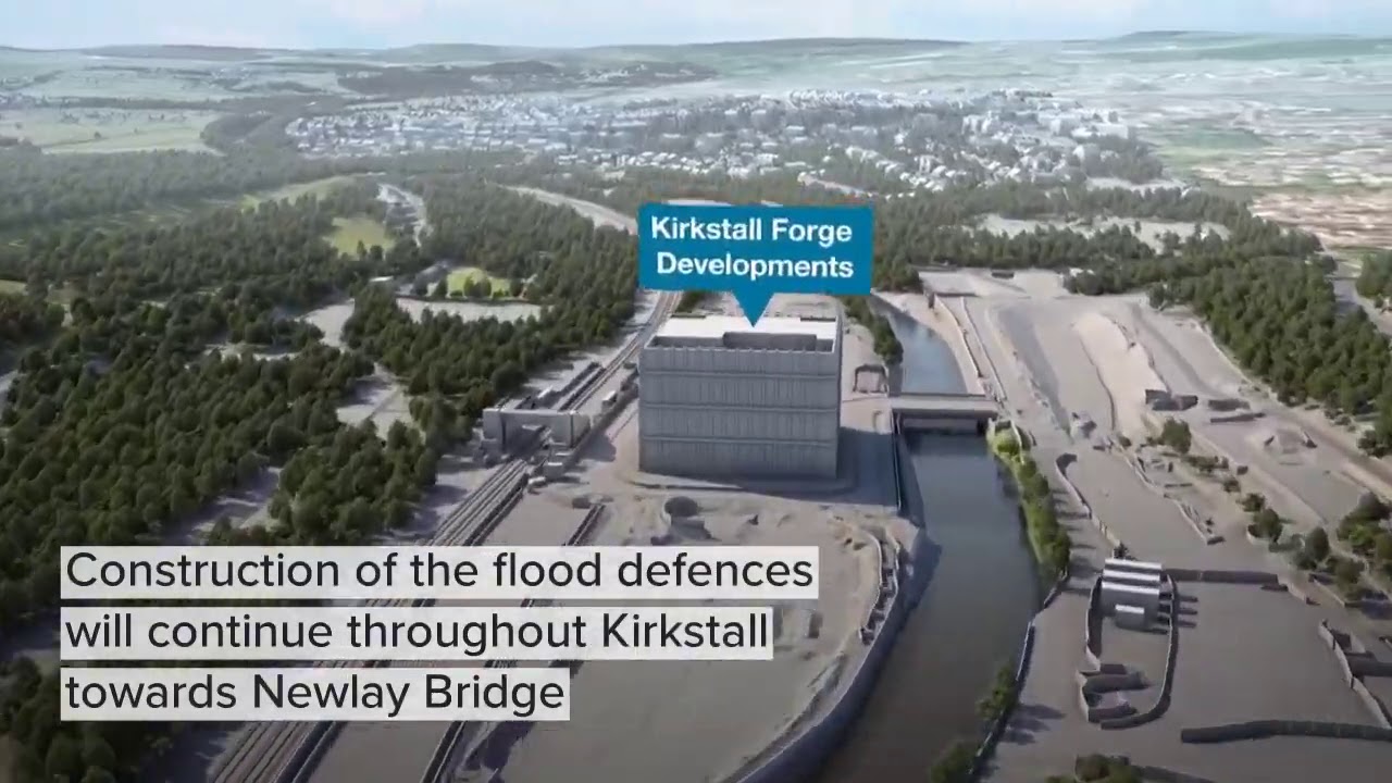 Leeds Flood Alleviation Scheme Phase 2 - August 2020 - YouTube