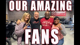 OMG! We Have Fans?  Meeting Our YouTube Followers  #Blessed #indianmotorcycle