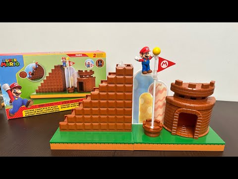 Super Mario Course Complete Playset Toys Unboxing - YouTube
