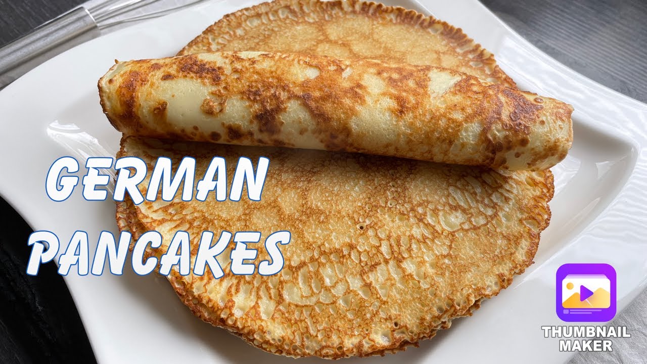 No Sugar No Baking Powder Pancakes / German Pancakes Basics Recipe