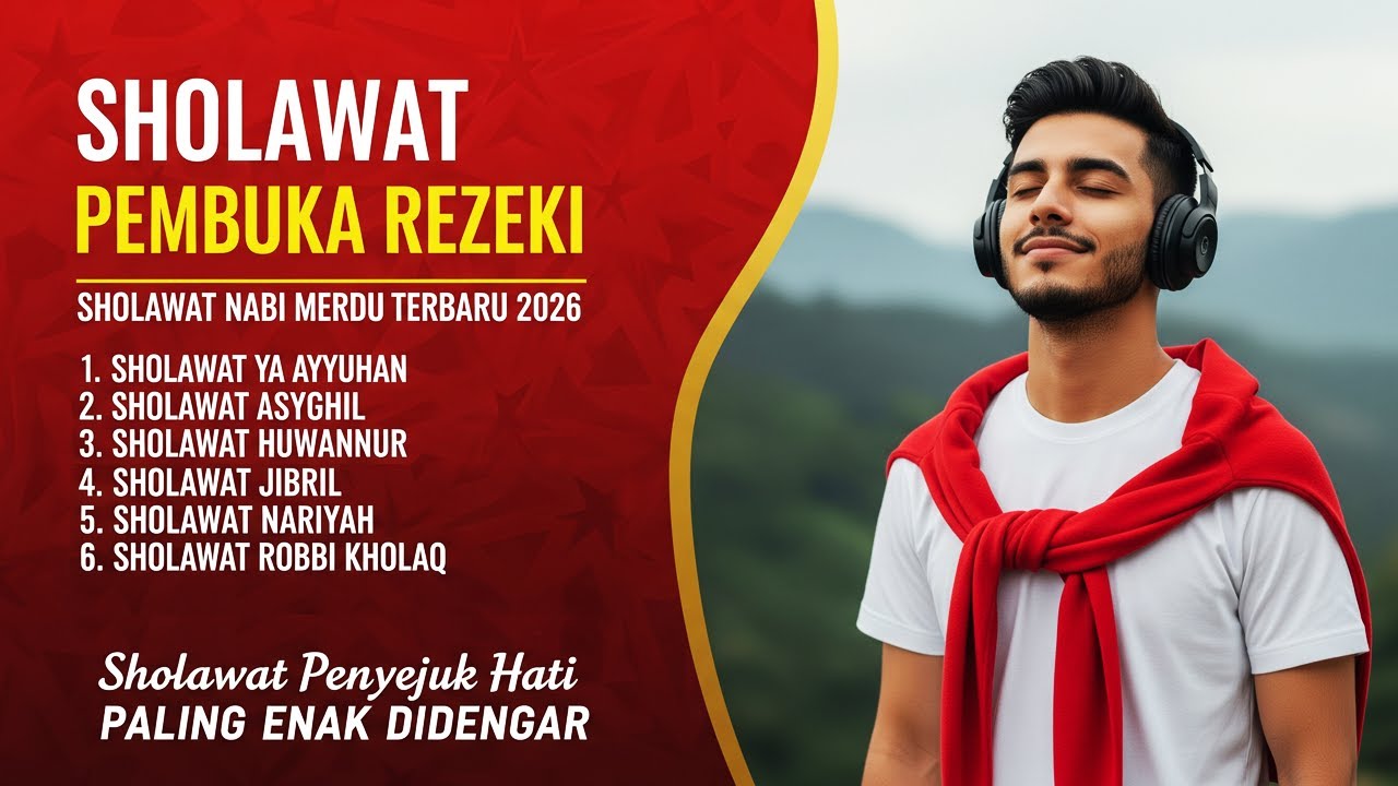Sholawat Nabi Penyejuk Hati Dan Penenang Pikiran | Lagu Sholawat Untuk Tidur & Pembuka Rezeki