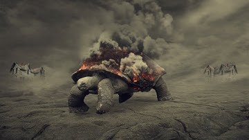 Inferno Tortoise - Photoshop Manipulation Tutorial