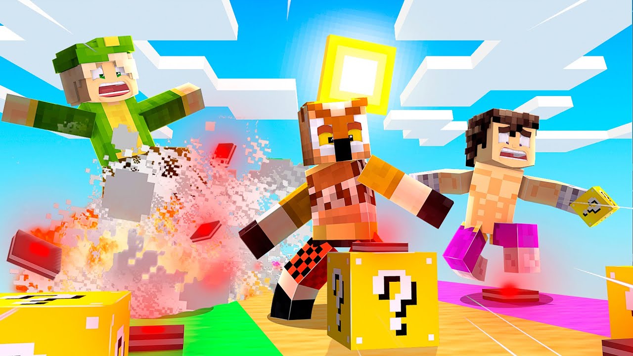 LUCKY BLOCKS pero con MINAS ESCONDIDAS | MINECRAFT