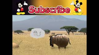 Savanna Version - Wildebeest From Birdbox Studio