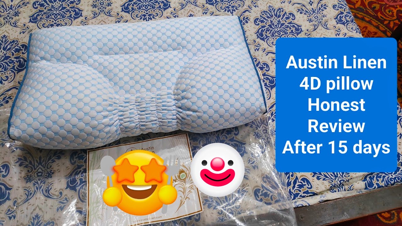 Austin Linen 4D cervical pillow review || Best medicated pillow for neck pain
