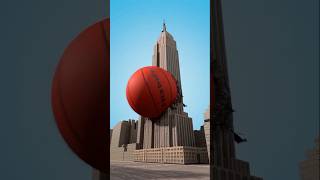 What If You Dropped a Basketball From The Empire State Building? 🤯 #shorts