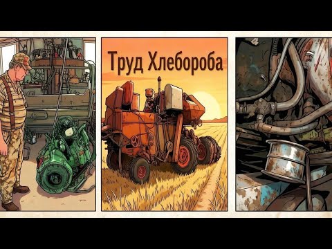 Niva SK-5 tensioner repair, testing, trip to the field, water pump fell off the Don-1500B