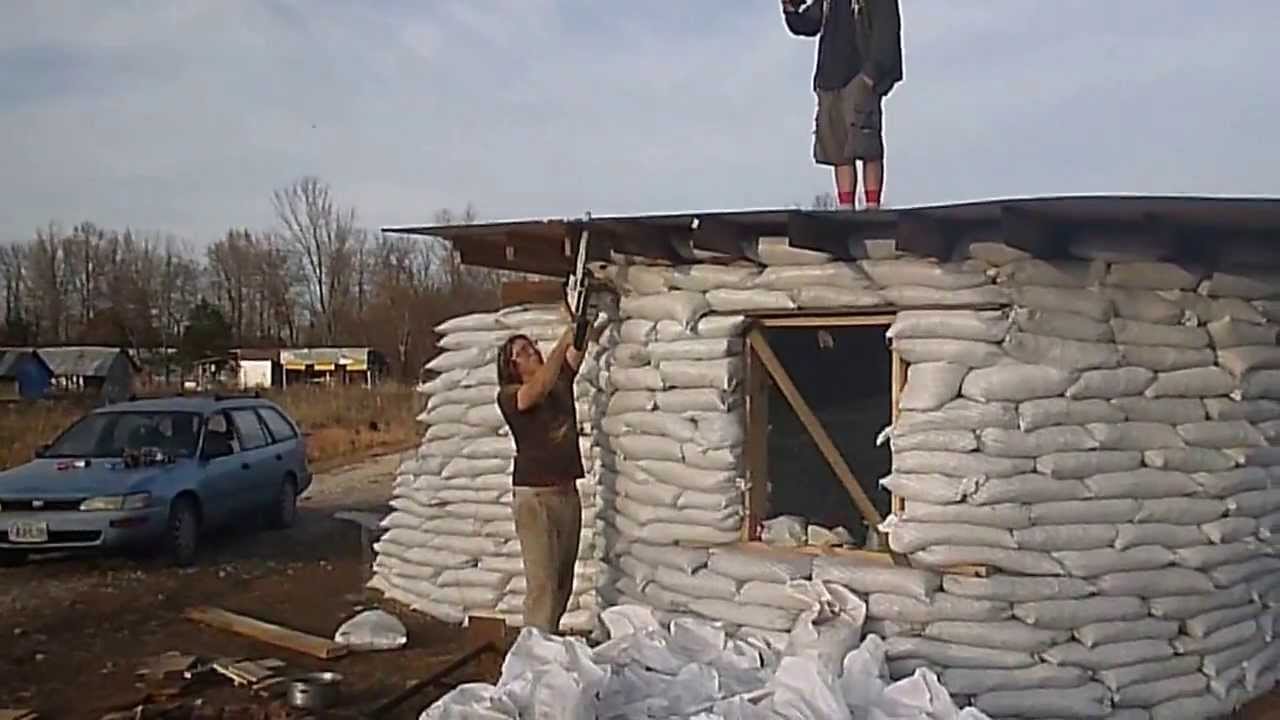 Wilfarm sandbag house by Justin YouTube