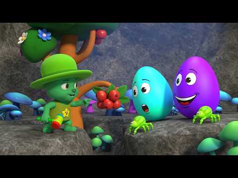 Learn Colors with Farm Surprise Eggs | Color Learning for Kids | Jelly Joy Nursery Rhymes