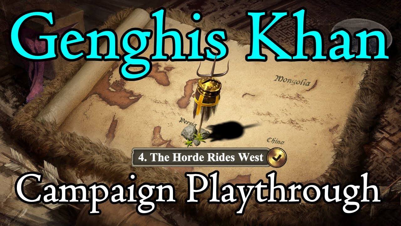 Genghis Khan 4 The Horde Rides West AoE2DE Campaign Playthrough