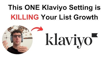 This ONE Klaviyo Setting is KILLING Your List Growth | E21