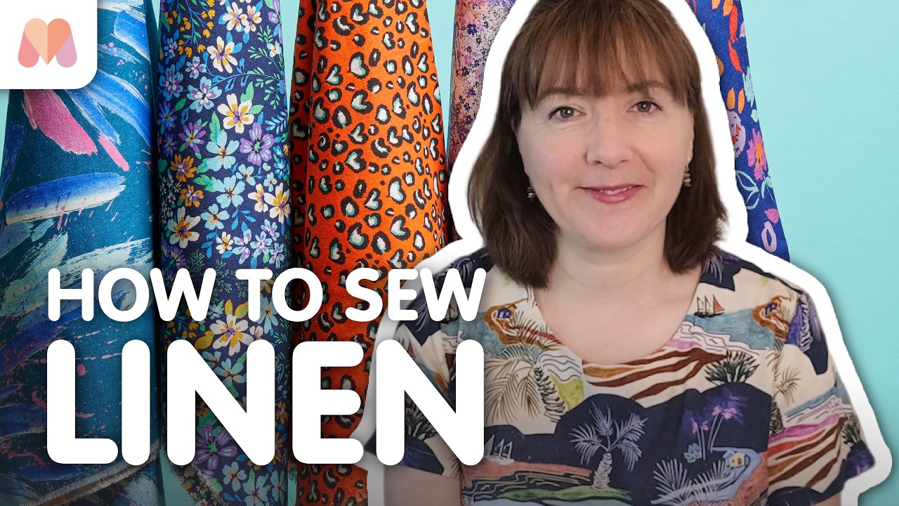 Мастер-класс по работе с тканями | Лен | Как шить