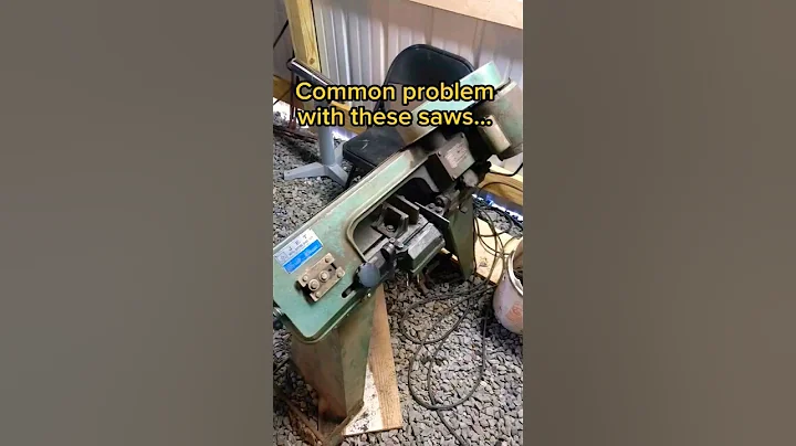 I solved a common problem... #blacksmithing #tools #workshop #maker #vintage #art #anvil #bandsaw