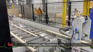 Combined rip saw and bundtler line - Opti-Solution (1340)