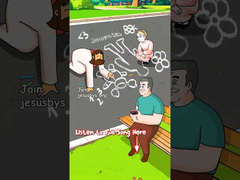 Jesus Breaks the Wall with Chalk and a Red Heart❤️ #jesus #jesusbys #christianmusic