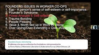 Founders Issues for Worker Co-ops