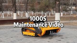 1000S Flail Mower Maintenance#lawnmower #flailmower