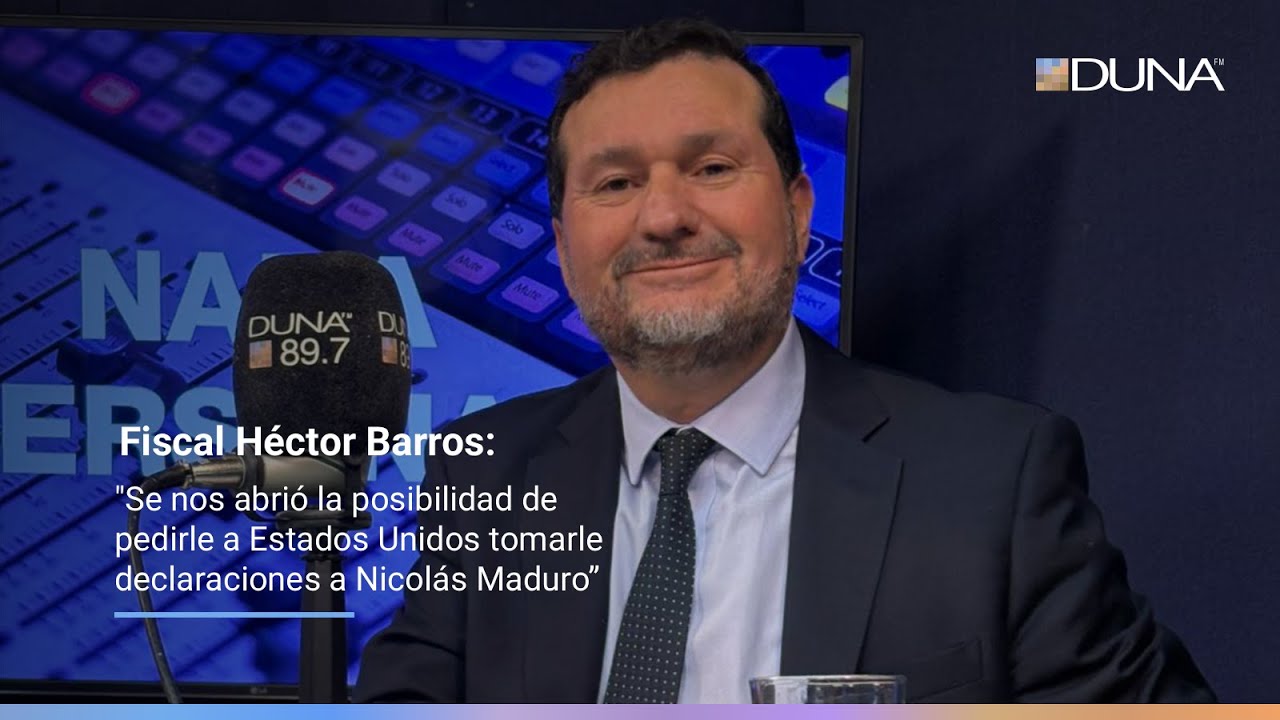 Fiscal Héctor Barros revela que podrían tomarle declaraciones a Nicolás Maduro