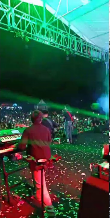 Fiersa besari - celengan rindu live palembang view from stage