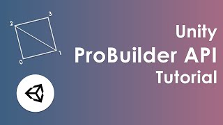 Unity ProBuilder API tutorial - Generate Meshes at Runtime!