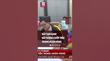 Bắt Tạm Giam Đối Tượng Cướp Tiền Trong Ngân Hàng - Tin 60 Giây #shorts