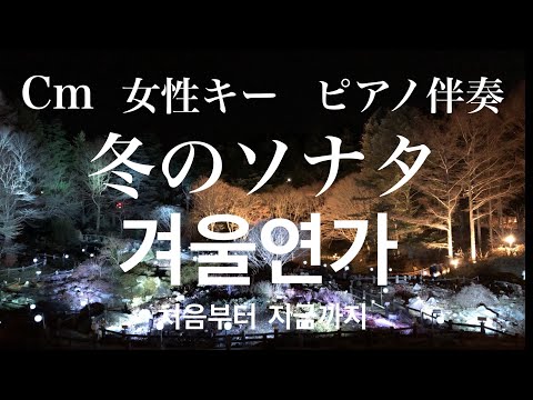 女性キー Cm 처음부터 지금까지 Winter Sonata From The Beginning Until Now 冬のソナタ 最初から今まで ピアノ伴奏 Ryu