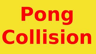 Pong on My Custom CPU - Ball and Paddle Collision Detection