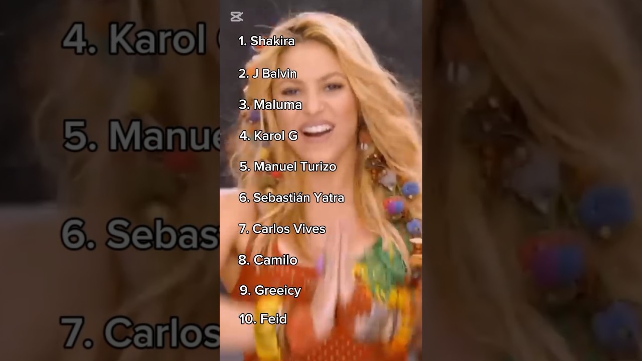 Top 10 de los mejores cantantes de Colombia 🇨🇴🇨🇴