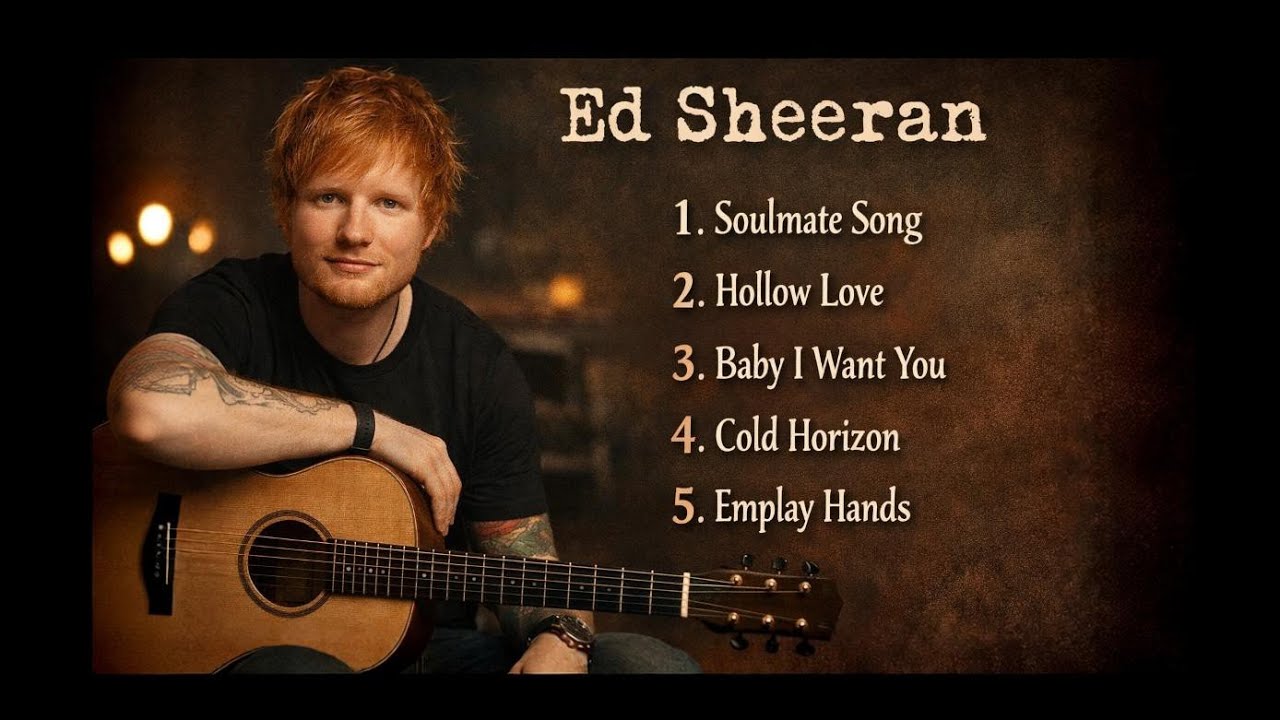 Ed Sheeran — Emotional Acoustic Love Songs 2026 | Soulmate Song, Hollow Love, Romantic Guitar Music