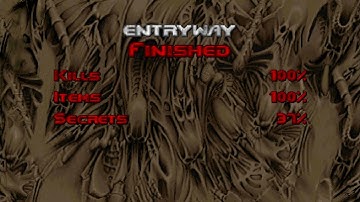 Master Levels for Doom 2 Map 6 The Garrison Gameplay 100% Secrets 100% Kills High Quality