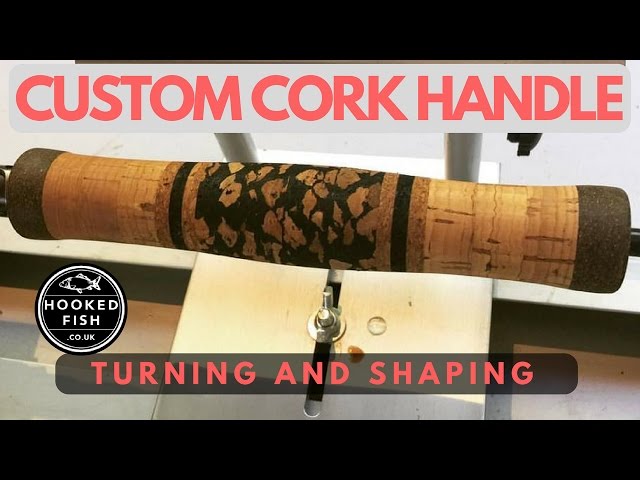 Hooked Fish Fly Rods Custom Cork Handle Shaping 